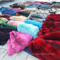 Factory price wholesale top quality large natural dyed animal pelt raccoon fur skin